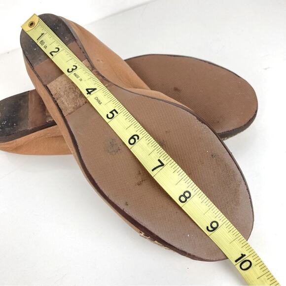 LANVIN Leather Cap Toe Ballet Flats - Size 7 - Picture 12 of 14